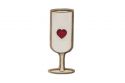 Holzbrosche White Wine Brooch