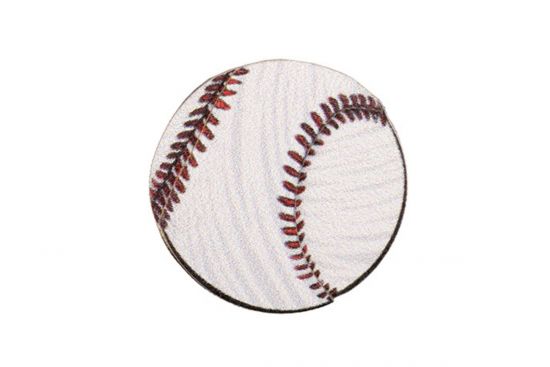 Holzbrosche Baseball ball Brooch