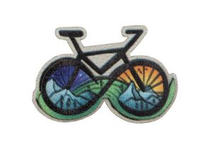 Holzbrosche Bike Brooch