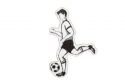 Holzbrosche Football player Brooch
