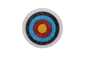 Holzbrosche Target Brooch