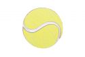 Holzbrosche Tennis ball Brooch