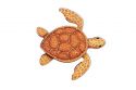 Holz-Brosche – Schildkröte