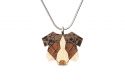 Holzanhänger Australian Shepherd Pendant