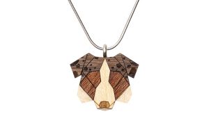 Holzanhänger Australian Shepherd Pendant