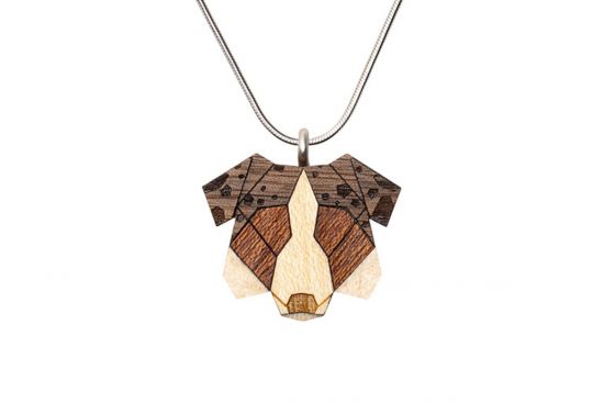 Holzanhänger Australian Shepherd Pendant