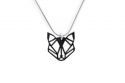 Holzanhänger Black Foxy Pendant