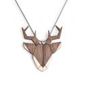 Holzanhänger Deer Pendant