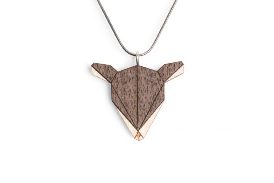 Holzanhänger Doe Pendant