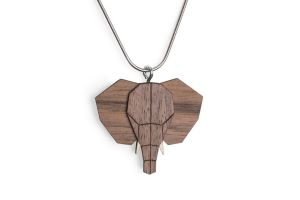 Holzanhänger Elephant Pendant