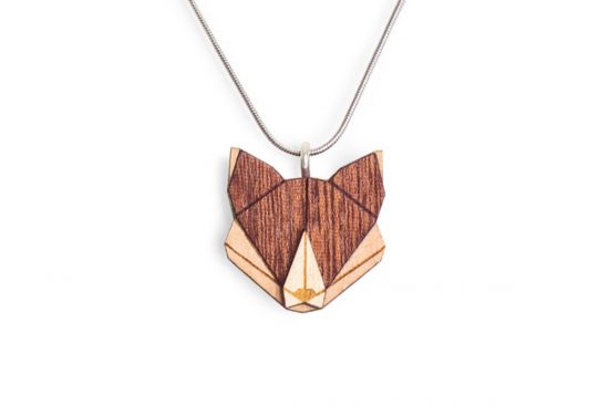 Holzanhänger Fox Pendant