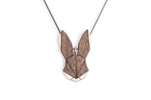 Holzanhänger Hare Pendant