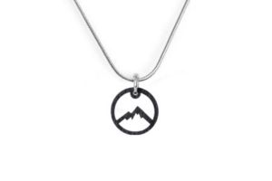 Holzanhänger Mountains Pendant