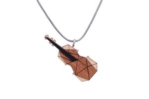Holzanhänger Violin Pendant
