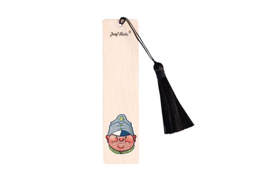 Holzlesezeichen Der brave Soldat Schwejk – Josef Lada © Holzlesezeichen Der brave Soldat Schwejk – Josef Lada ©