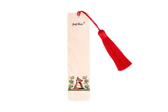 Holzlesezeichen Die Fuchs-Patin – Josef Lada © Holzlesezeichen Die Fuchs-Patin – Josef Lada ©