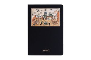 A5 Notizbuch – Die Tiere überwintern im Forsthaus – Josef Lada ©