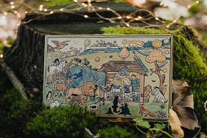 Holzkrippe Tiere – Josef Lada ©