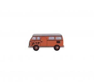 Holzbrosche Minivan Brooch