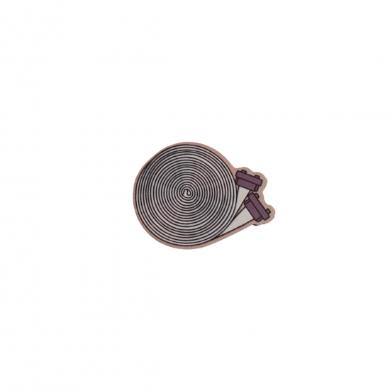 Holzmagnet Feuerwehrschlauch Holzmagnet Feuerwehrschlauch