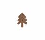 Holzbrosche 2 in 1 Brooch Cone + Tree