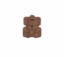 Holzbrosche 2 in 1 Brooch Bacpack + Map