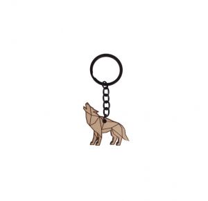 Schlüsselanhänger Laufender Wolf