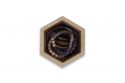 Sechseckige Holzbox mit Deckel