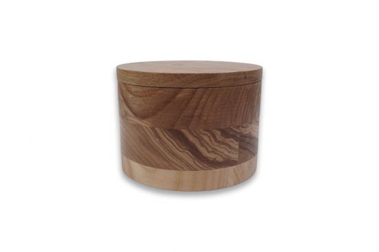 Runde Holzbox mit Deckel Runde Holzbox mit Deckel