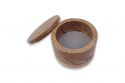 Runde Holzbox mit Deckel