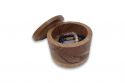 Runde Holzbox mit Deckel