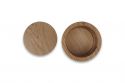 Runde Holzbox mit Deckel
