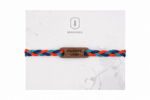 Geflochtenes Armband aus Kordel Coral 