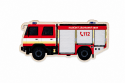 Holzmagnet Feuerwehrfahrzeug Tatra