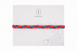 Geflochtenes Armband aus Kordel Tropical
