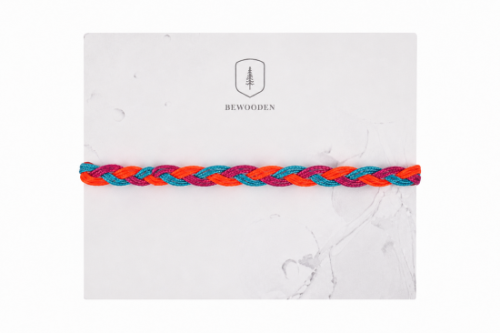 Geflochtenes Armband aus Kordel Tropical Geflochtenes Armband aus Kordel Tropical