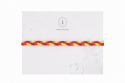 Geflochtenes Armband aus Kordel Neon 