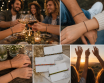Geflochtenes Armband aus Kordel Coral 