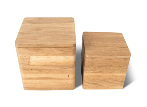 Eckige Holzdose mit Dichtung Eckige Holzdose mit Dichtung