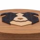 Dekoration aus Massivholz – Border Collie
