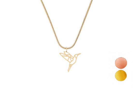 Metallanhänger Bird Steel Pendant