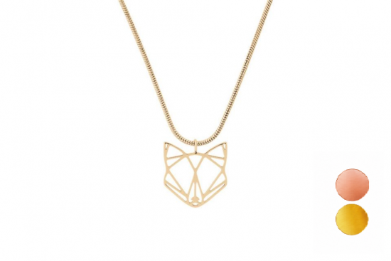 Metallanhänger Fox Steel Pendant