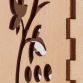 Holzverpackung für Wein mit Traubenmotiv