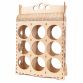 Holzverpackung für 3 Weinflaschen