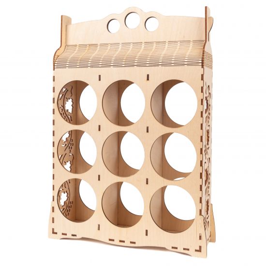 Holzverpackung für 3 Weinflaschen Holzverpackung für 3 Weinflaschen