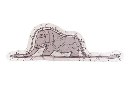 MINI - Holzpuzzle Boa ate Elephant