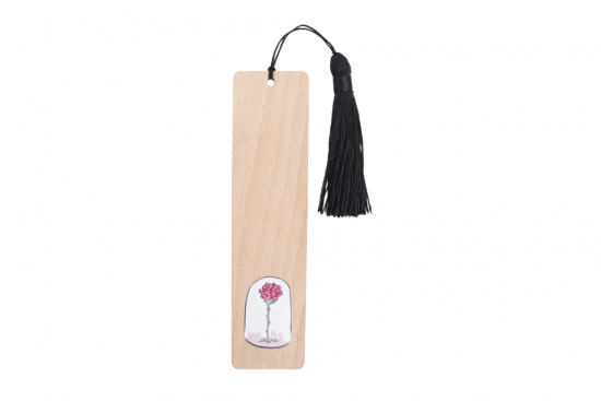 Holzlesezeichen The Little Prince Rose Holzlesezeichen The Little Prince Rose